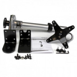 StarTech.com Supporto per Monitor con altezza regolabile - Braccio porta Monitor LCD LED con gancio per gestione cavi