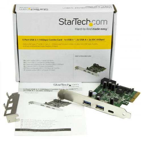 StarTech.com Scheda Combo PCI Express da 5...