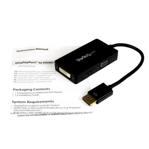 StarTech.com Cavo Adattatore 3 in 1 DisplayPort...