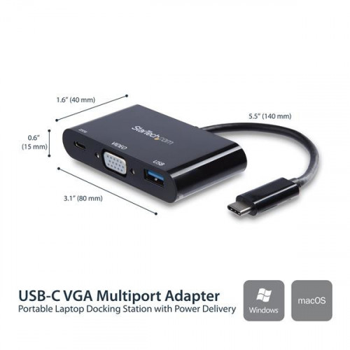 StarTech.com Adattatore Multifunzione USB-C a...
