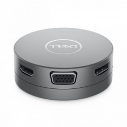 DELL DA310 Cablato USB 3.2 Gen 2 (3.1 Gen 2) Type-C Argento