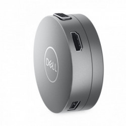 DELL DA310 Cablato USB 3.2 Gen 2 (3.1 Gen 2) Type-C Argento