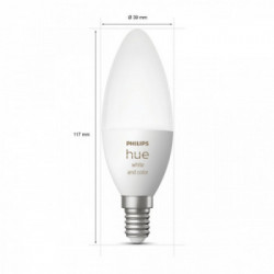 Philips Hue White and Color ambiance Lampadina singola E14