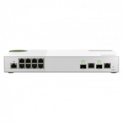 QNAP QSW-M2108R-2C switch di rete Gestito L2 Gigabit Ethernet (10/100/1000) Supporto Power over Ethernet (PoE) Bianco