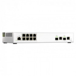 QNAP QSW-M2108R-2C switch di rete Gestito L2 Gigabit Ethernet (10/100/1000) Supporto Power over Ethernet (PoE) Bianco