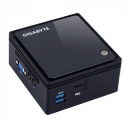 Gigabyte GB-BACE-3160 barebone per PC/stazione di lavoro J3160 1,6 GHz PC con dimensioni 0,69 l Nero
