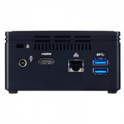 Gigabyte GB-BACE-3160 barebone per PC/stazione di lavoro J3160 1,6 GHz PC con dimensioni 0,69 l Nero