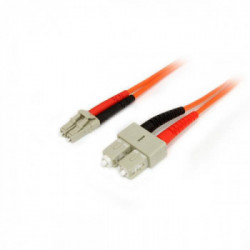 StarTech.com 50FIBLCSC5 cavo a fibre ottiche 5 m LC SC OM2 Arancione