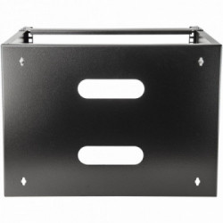 StarTech.com Staffa Rack 19" 8U a Parete - Profondità 35 cm Profilo Basso - Rack 19 pollici per Switch, Patch Panel, Server e
