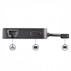 StarTech.com DKT30CHD replicatore di porte e docking station per notebook Cablato USB 3.2 Gen 1 (3.1 Gen 1) Type-C Nero