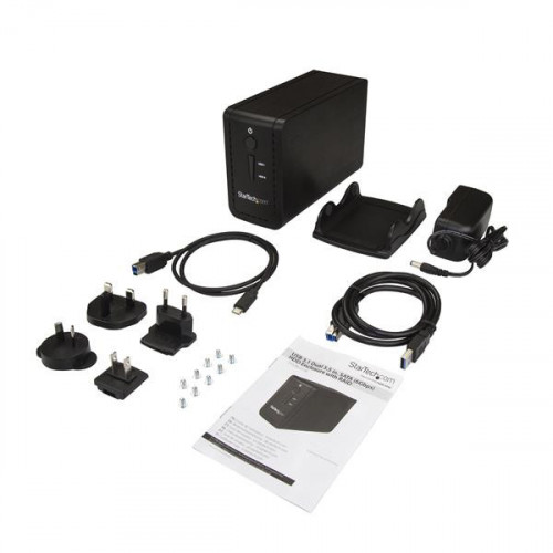StarTech.com BOX Esterno USB-C e USB-A a doppio...
