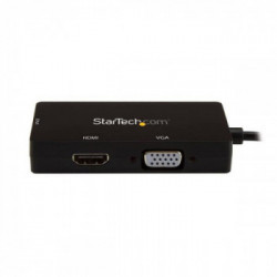 StarTech.com Adattatore Multiporta USB-C - Scheda Grafica Esterna 3 in 1 USB Tipo-C a HDMI, DVI o VGA