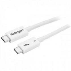 StarTech.com Cavo Thunderbolt 3 - 20Gbps - 50cm - Bianco - Compatabile con Thunderbolt, USB e DisplayPort