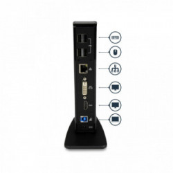 StarTech.com Docking station Universale USB3.0 per laptop DVI HDMI - Dual-Monitor con Ethernet audio