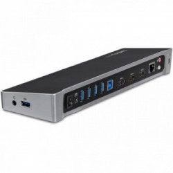 StarTech.com Docking Station replicatore di porte Universale per 3 portatili - video triplo - USB 3.0