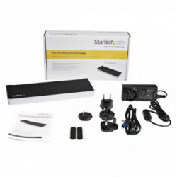 StarTech.com Docking Station replicatore di porte Universale per 3 portatili - video triplo - USB 3.0