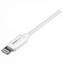 StarTech.com Cavo Connettore Lightning 8-pin Apple a USB di tipo Slim per iPhone / iPod / iPad da 1m - Bianco