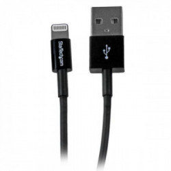 StarTech.com Cavo Connettore Lightning 8-pin Apple a USB di tipo Slim per iPhone / iPod / iPad da 1m - Nero
