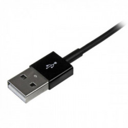StarTech.com Cavo Connettore Lightning 8-pin Apple a USB di tipo Slim per iPhone / iPod / iPad da 1m - Nero