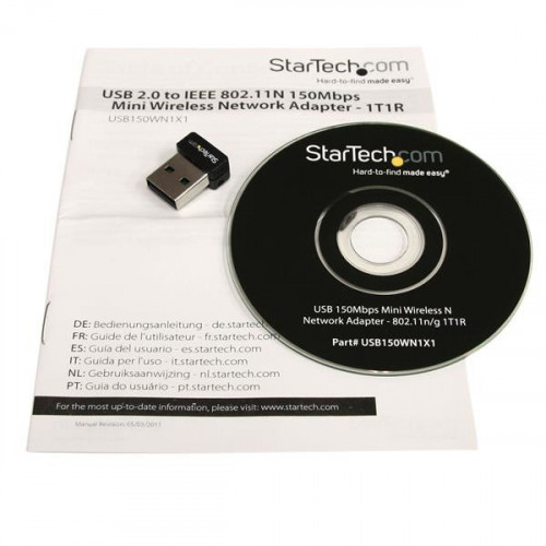 StarTech.com Adattatore di rete N wireless mini...