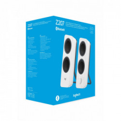 Logitech Z207 10 W Bianco Con cavo e senza cavo