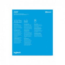 Logitech Z207 10 W Bianco Con cavo e senza cavo