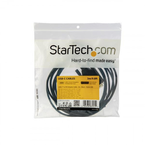 StarTech.com Cavo Adattatore USB-C a DVI da 3m...