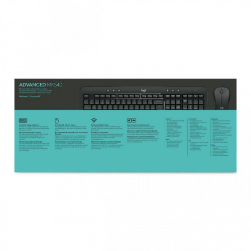 Logitech MK540 Advanced tastiera RF Wireless...