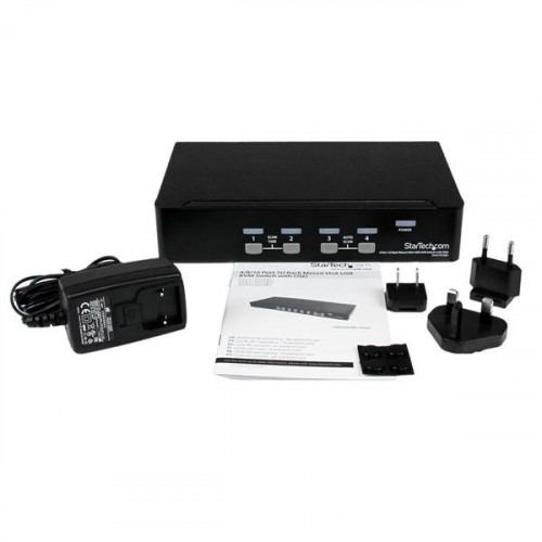 StarTech.com Switch KVM USB 4 porte, montabile...