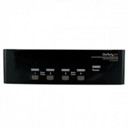 StarTech.com Switch KVM doppio monitor VGA DVI 4 porte USB con audio e hub USB 2.0