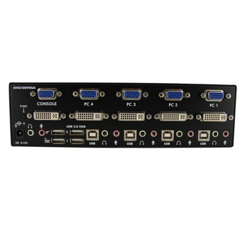 StarTech.com Switch KVM doppio monitor VGA DVI...