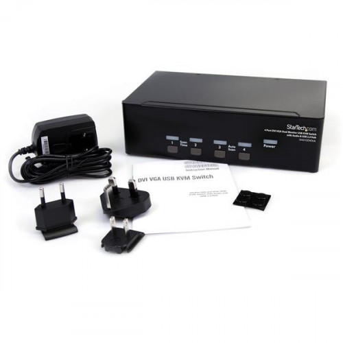 StarTech.com Switch KVM doppio monitor VGA DVI...