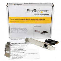 StarTech.com Scheda di Rete Ethernet PCI express ad 1 porta - Adattatore PCIe NIC Gigabit Ethernet - Intel I210 NIC