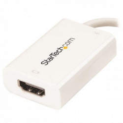 StarTech.com Adattatore Video USB-C a HDMI con USB Power Delivery - 4k 60hz - Bianco