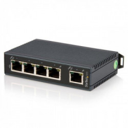 StarTech.com Switch di rete Commutatore Industriale Ethernet a 5 porte - Guida DIN / Montabile a parete