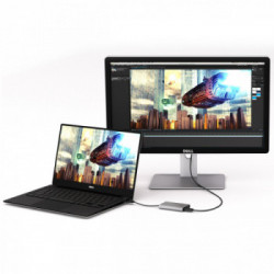 StarTech.com Adattatore Thunderbolt 3 a Dual HDMI 2.0 - Certificato Thunderbolt 3 4K 60Hz - Adattatore convertitore video per
