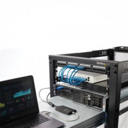 StarTech.com Adattatore Crash Cart portatile console KVM a USB 2.0 del laptop con trasferimento di file e Acquisizione Video