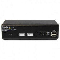 StarTech.com Switch Commutatore KVM USB VGA a 2 porte con tecnologia di commutazione rapida DDM incluso di cavi