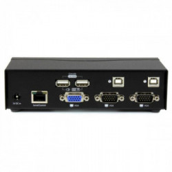 StarTech.com Switch Commutatore KVM USB VGA a 2 porte con tecnologia di commutazione rapida DDM incluso di cavi
