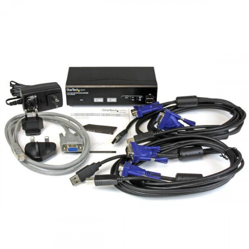 StarTech.com Switch Commutatore KVM USB VGA a 2...