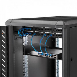 StarTech.com Scaffale cantilever per montaggio a rack 2U - Robusto ripiano per armadio server rack fisso - 56 kg