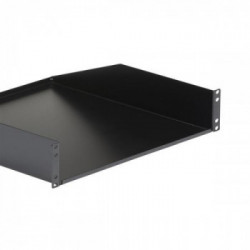 StarTech.com Scaffale cantilever per montaggio a rack 2U - Robusto ripiano per armadio server rack fisso - 56 kg