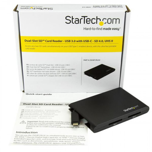 StarTech.com Lettore Schede SD a Doppio Slot -...