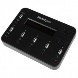 StarTech.com Duplicatore ed Eraser Autonomo Schede di Memoria Flash USB da 1:5 - Funzione di Copia per Flash Drive
