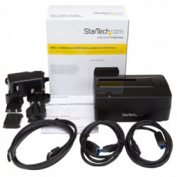 StarTech.com Box externo USB 3.1 Gen 2 (10Gbps) ad 1 alloggiamento da 2,5"/3,5" con eSATA e UAS - SSD/HDD