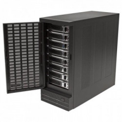StarTech.com Box Esterno HDD/SSD per disco rigido SATA III 2.5/3.5" USB 3.0 con UASP e funzione hot-swap ad 8 alloggiamenti