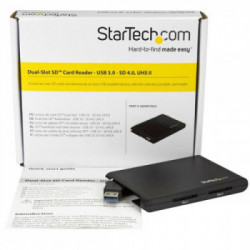 StarTech.com Lettore Schede SD a Doppio Slot - USB 3.0 - SD 4.0 + UHS II
