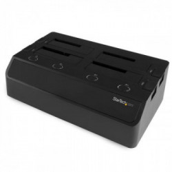 StarTech.com Docking Station a 4 alloggiamenti per SSD/HDD da 2,5"/3,5" - eSATA/USB 3.0 a SATA (6Gbps)