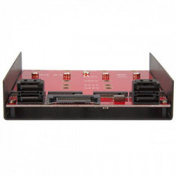 StarTech.com Adattatore M.2 ( NGFF ) x4 SATA per alloggiamento bay da 3,5" - Adattatore per 4-drive NGFF a SATA