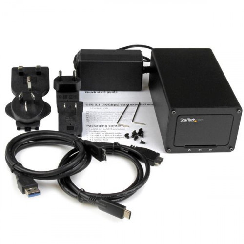 StarTech.com BOX Esterno a doppio alloggiamento...